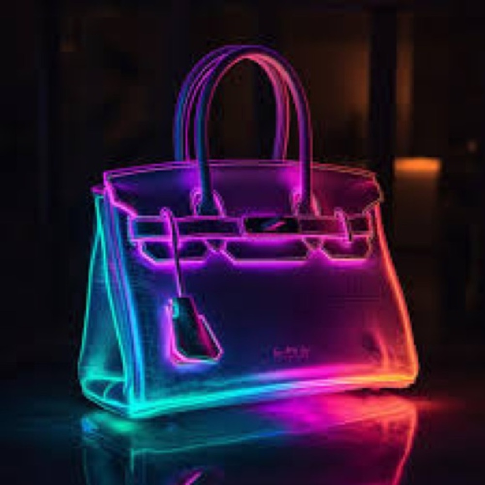 Holographic PVC Satchel Handbags Shoulder Clear Purse 🤩😍 with lock and key.